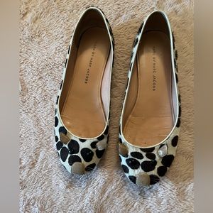 Marc by Marc Jacobs pony hair mouse flats size 8